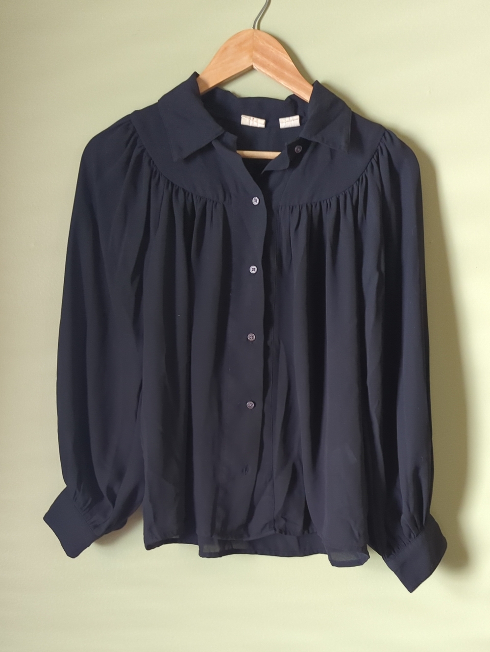 Levi's Women's Black Button-Front Blouse